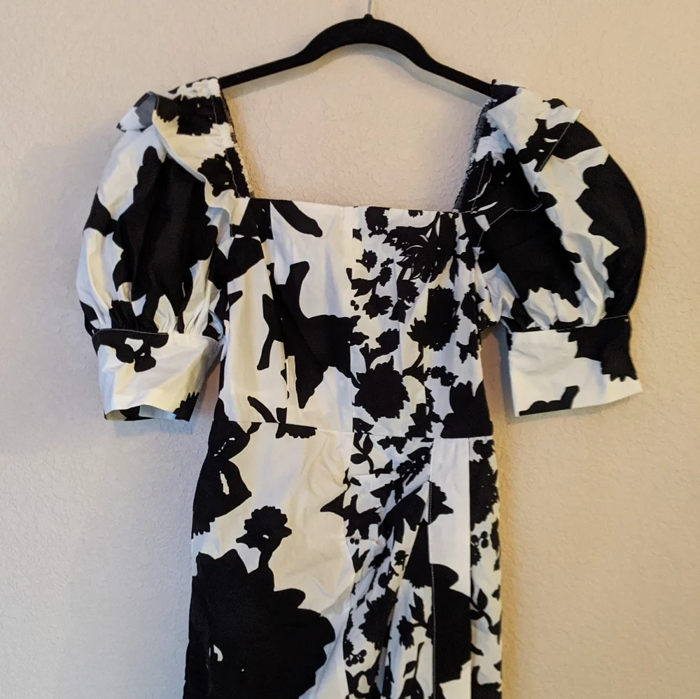 Christopher John Rogers Black White Dress sz. 4 - Picture 6 of 15
